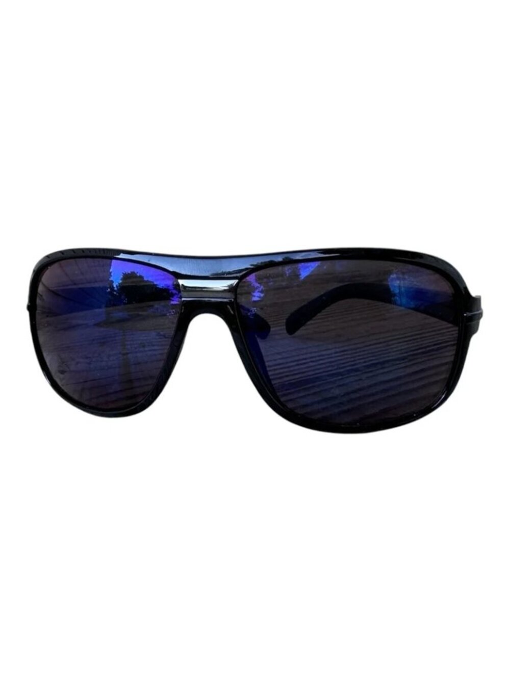 Black Blue Forecast Fishing Sunglasses Unisex